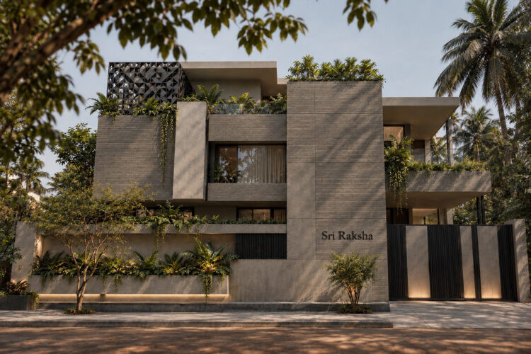 Sri Raksha-A house of terraces